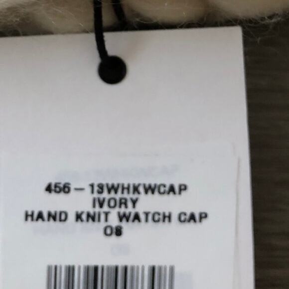 RE/DONE Wool Beanie Watch Cap Chunk Knit Winter Hat in Ivory NWT One Size - Picture 4 of 5